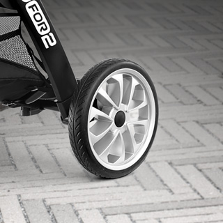 rubber stroller wheels